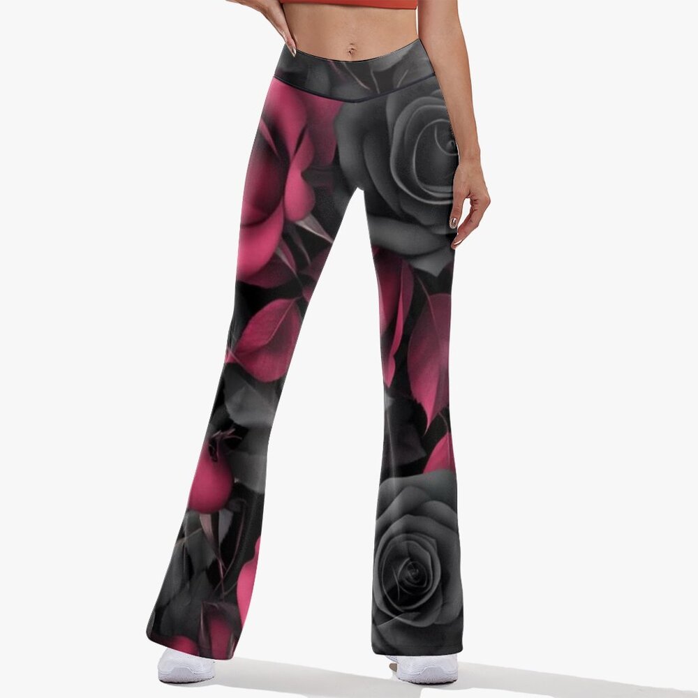 High-rise Bell-bottoms Yoga Pants